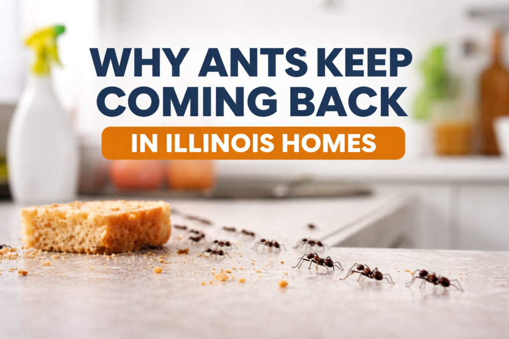 Why Ants Keep Coming Back in Illinois Homes